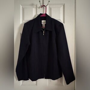 Fashion Bug Navy Jacket with Zipper